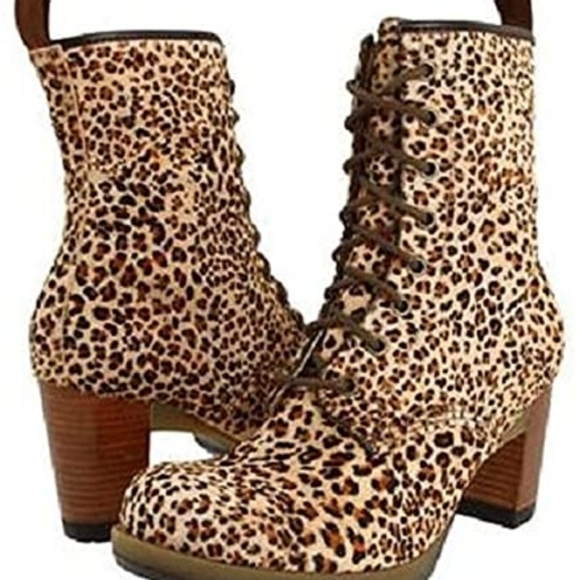 Dr. Martens Shoes - Dr. Martens Darcie Leopard Boots